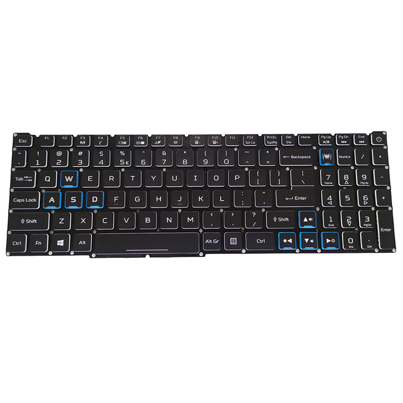 Acer Nitro 5 AN5175557WA laptop keyboard Red RGB Backlit keys